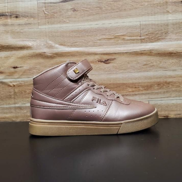 Fila Vulc 13 Metallic Rose Gold Sneakers Women's Size 7 - Picture 2 of 11